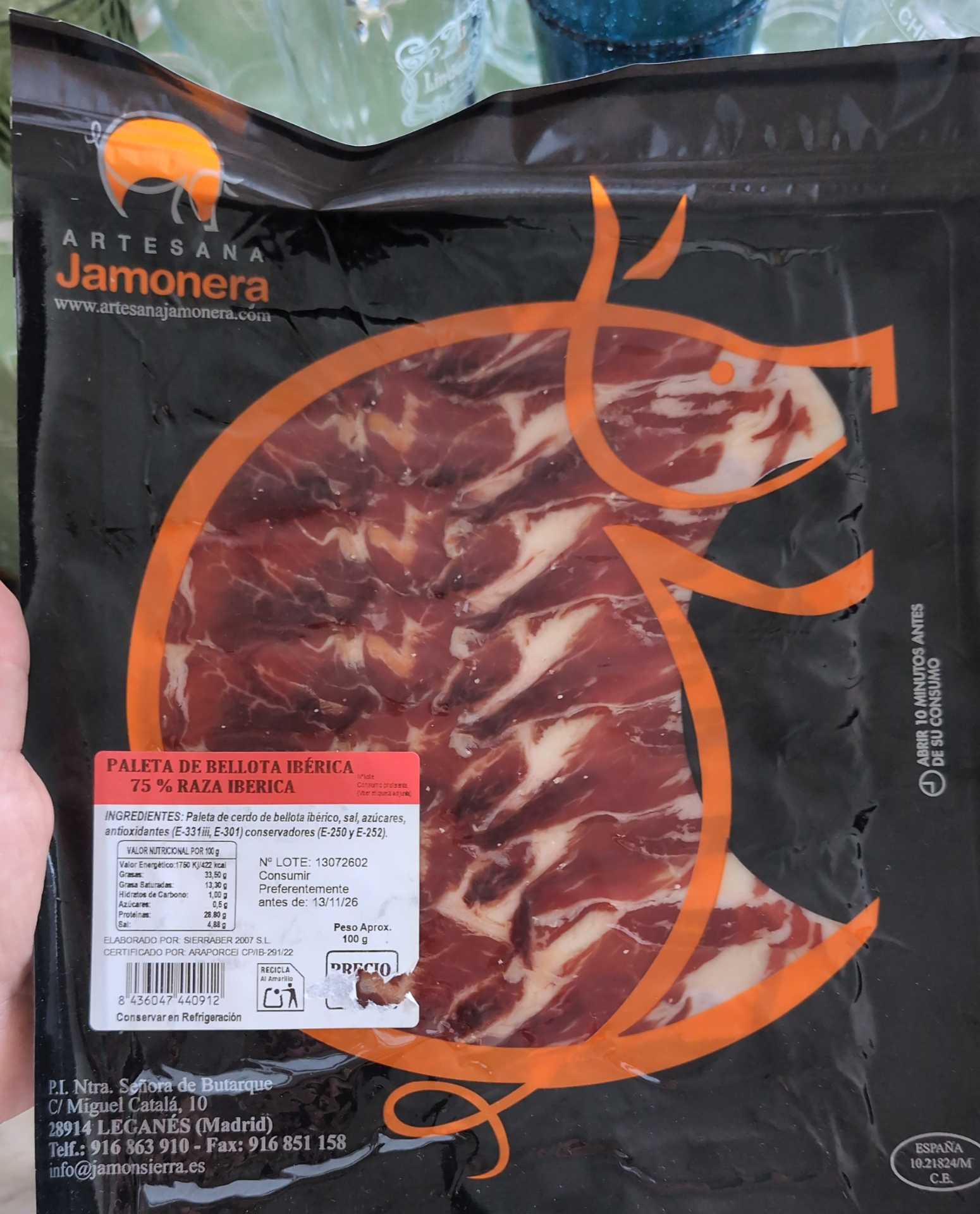 Paleta de Bellota Ibérica