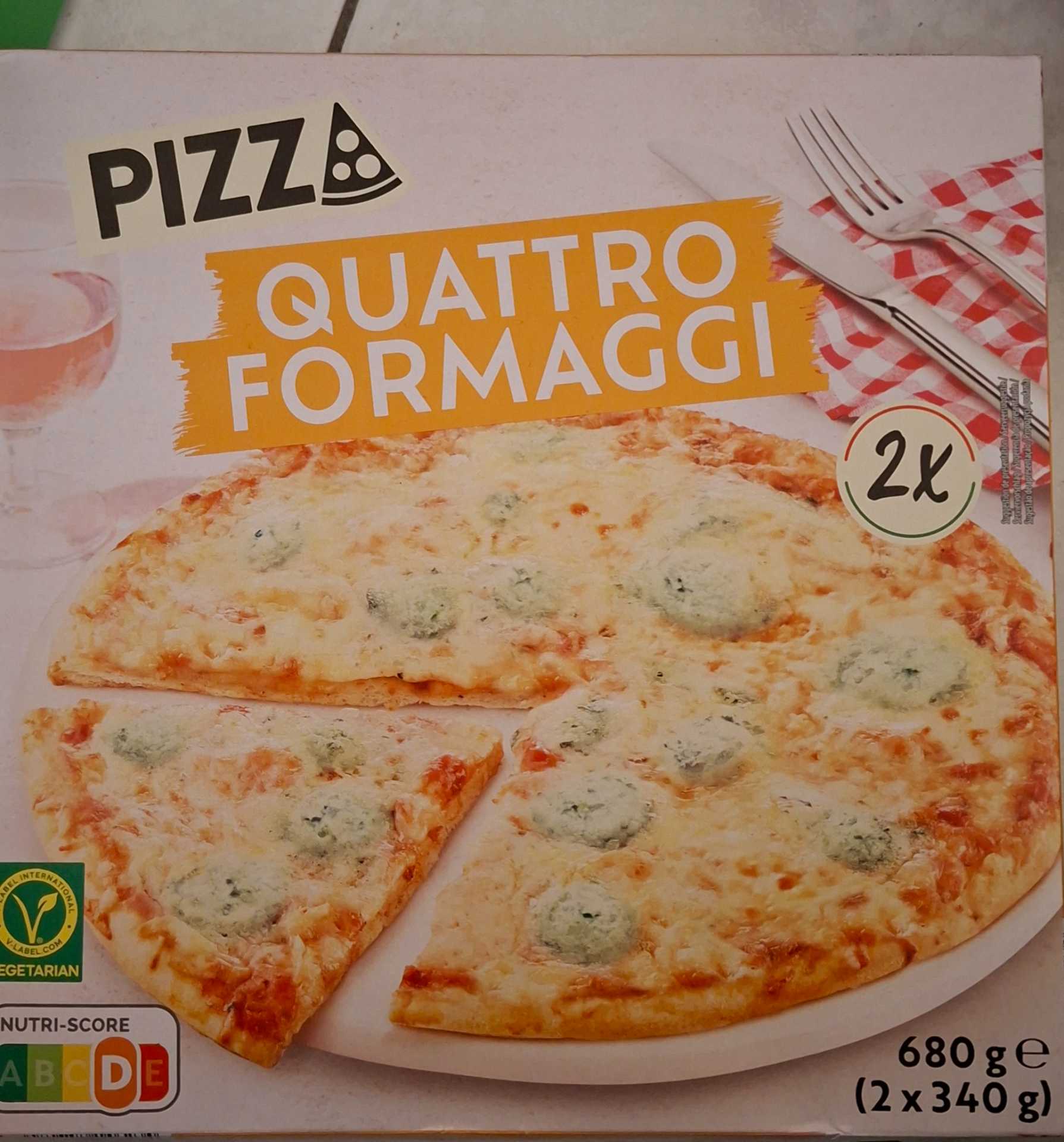 Pizza quatro fromaggi