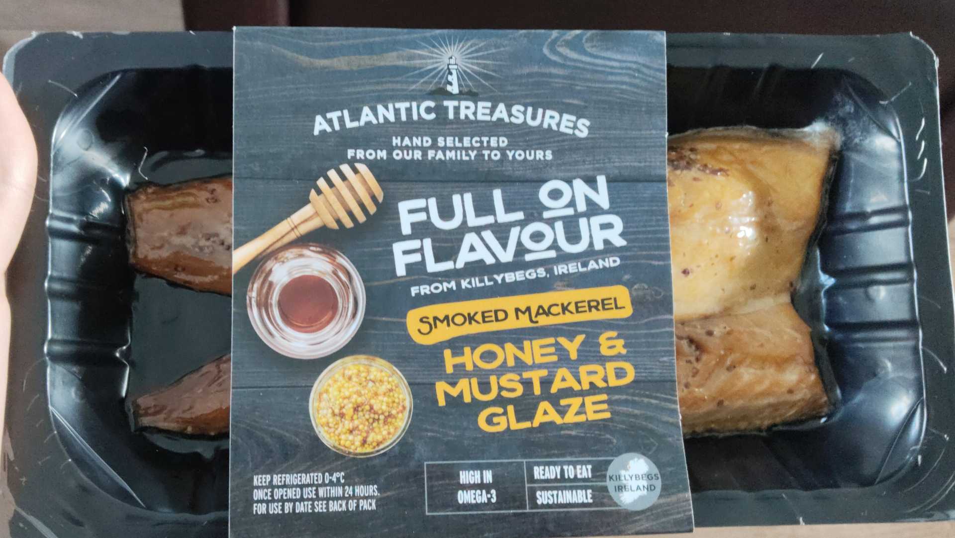 Smoked Mackerel Honey & Mustard Glaze