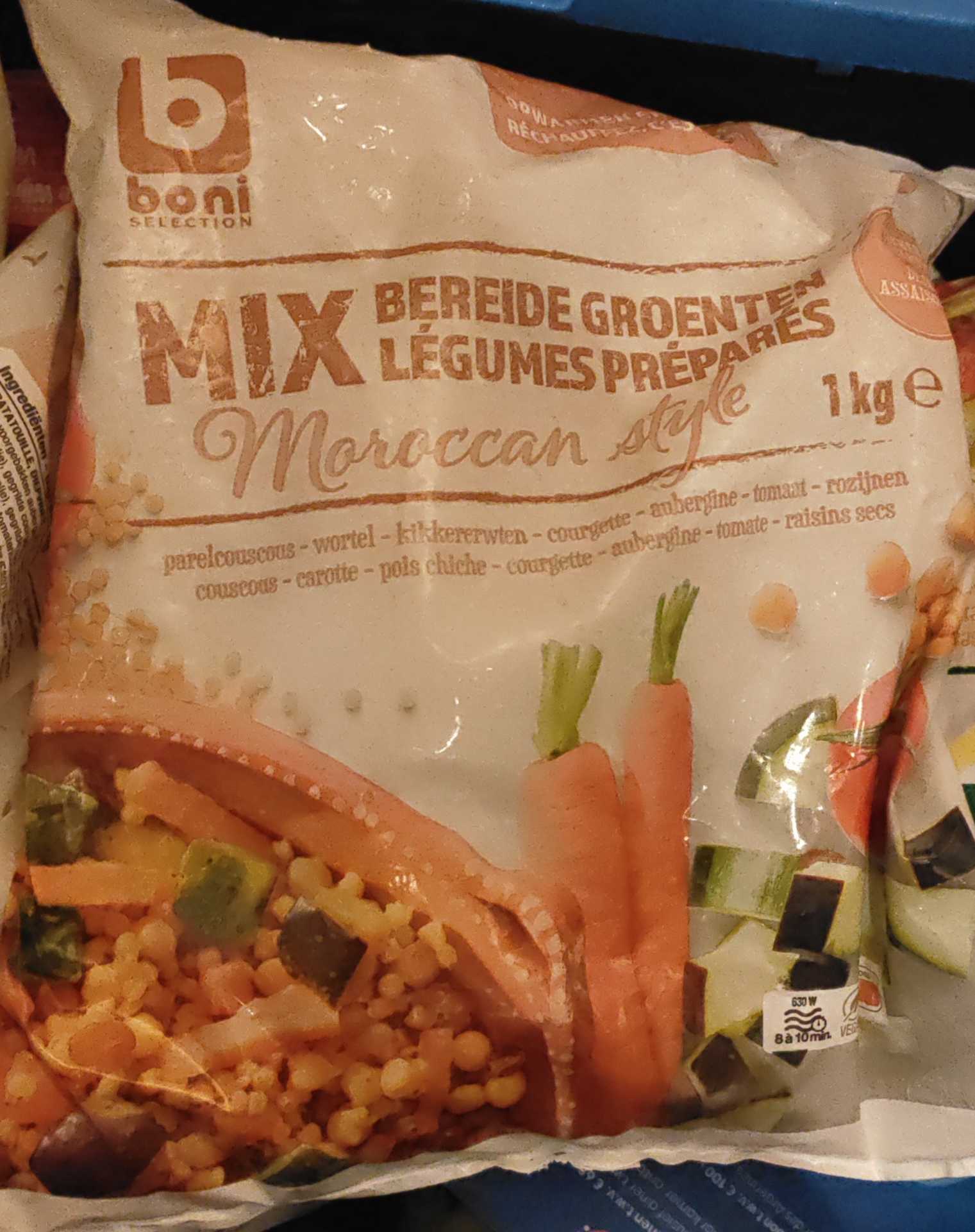 Mix bereide groenten moroccan style