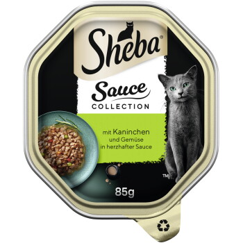 Nassfutter Katze Sauce Collection Kaninchen und Gemüse 22x85 g