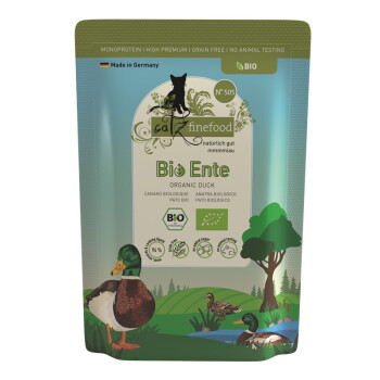 Nassfutter Katze Bio Adult No. 505 Ente 12x85 g