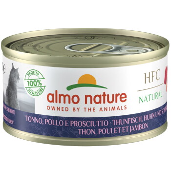 Natural Thunfisch, Huhn und Schinken 24x70 g
