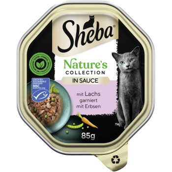 Natures Collection in Sauce Lachs mit Erbsen 22x85 g