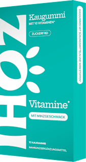 Kaugummi, Vitamine Minze, zuckerfrei, 10 St