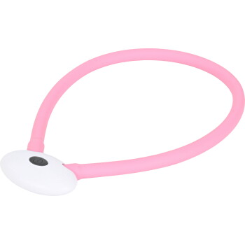 Leuchtring Silikon Kette rosa S-M
