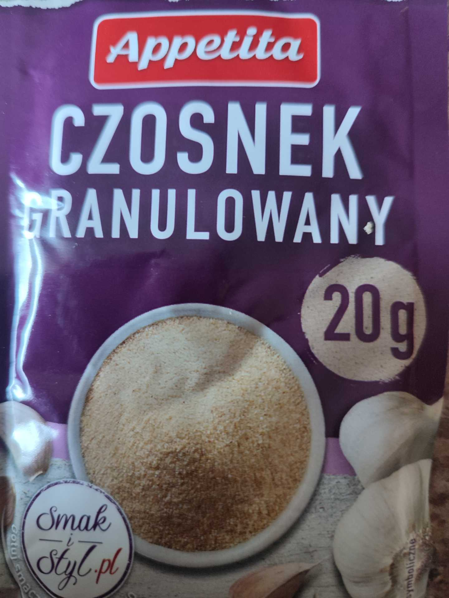 Czosnek granulowany
