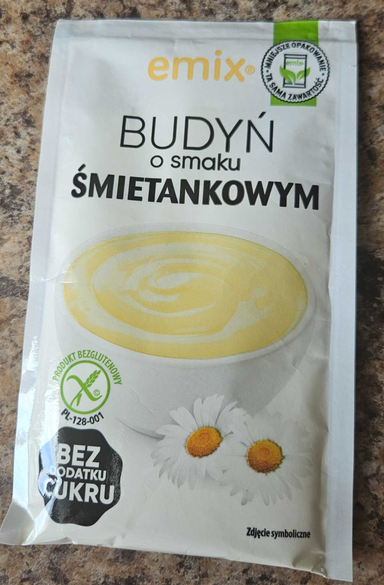 Budyń śmietankowy bez cukru