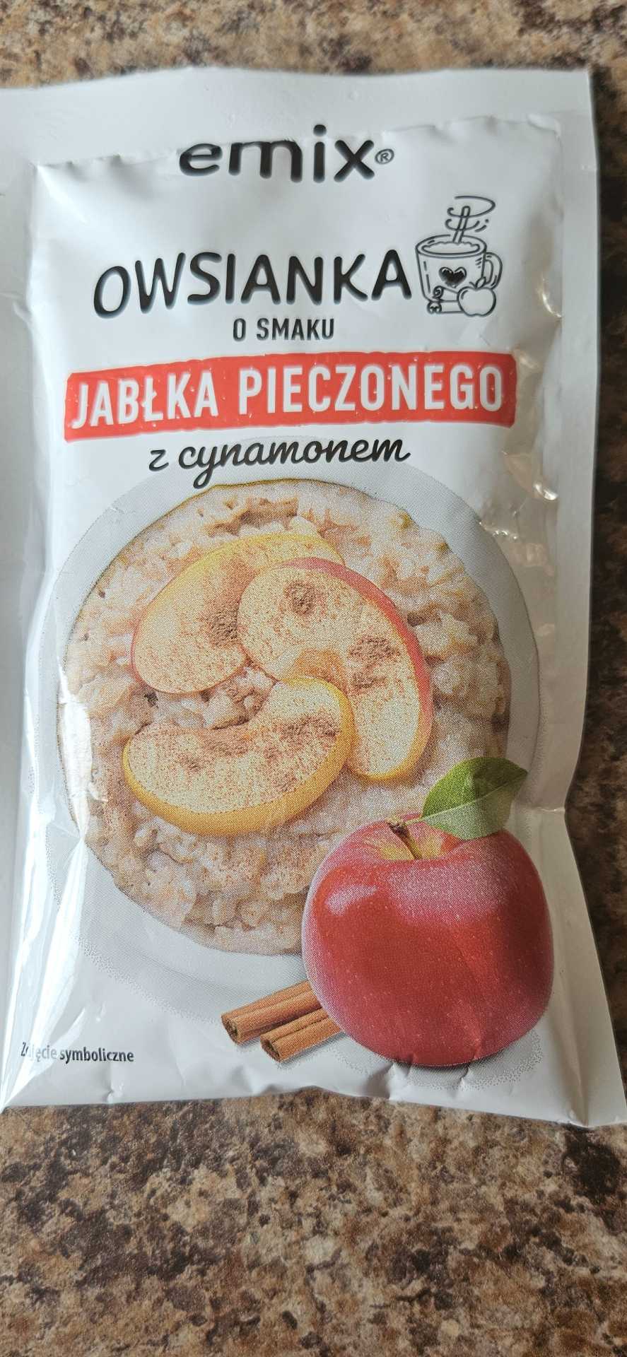 Owsianka pieczone jabłko