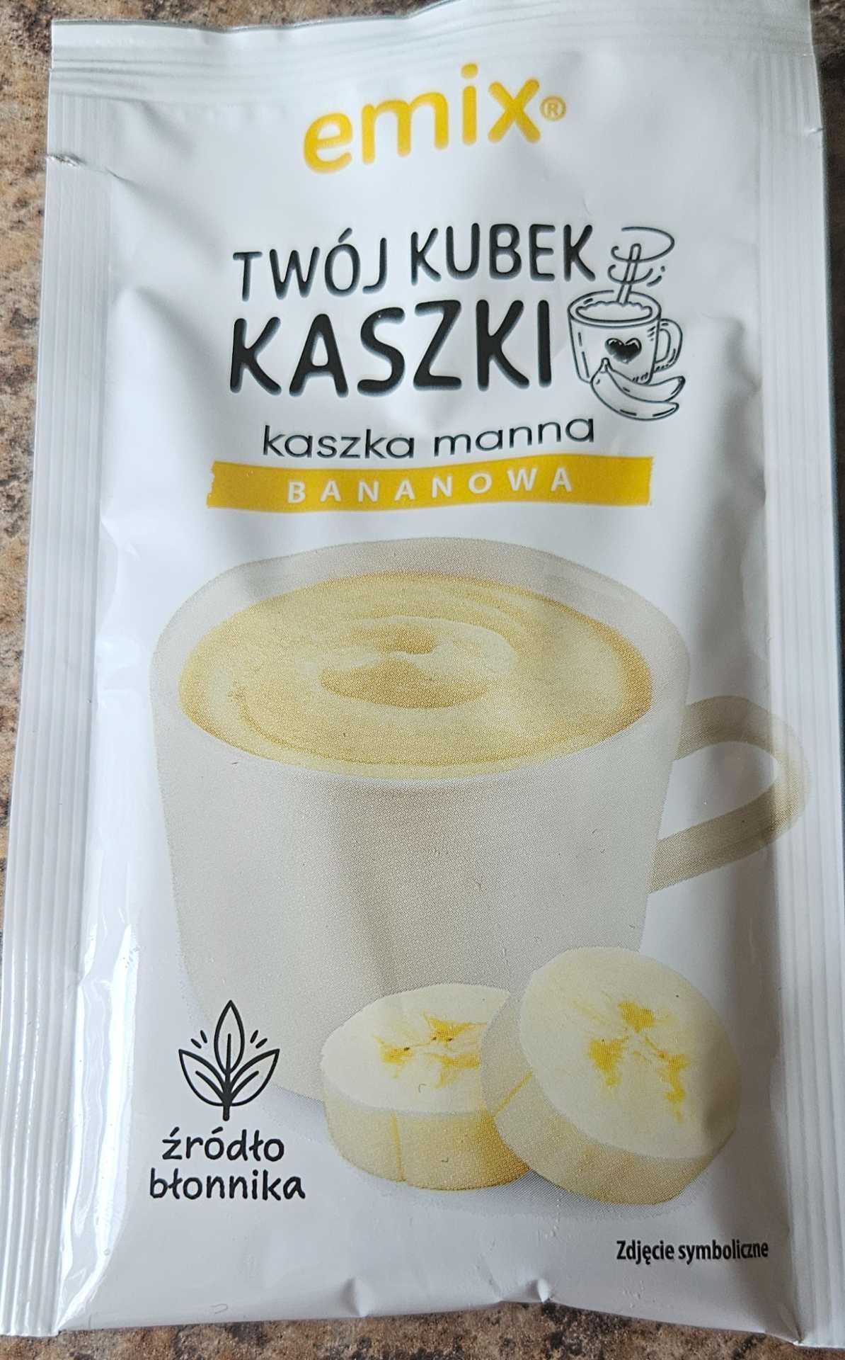 Twój kubek kaszka manna bananowa