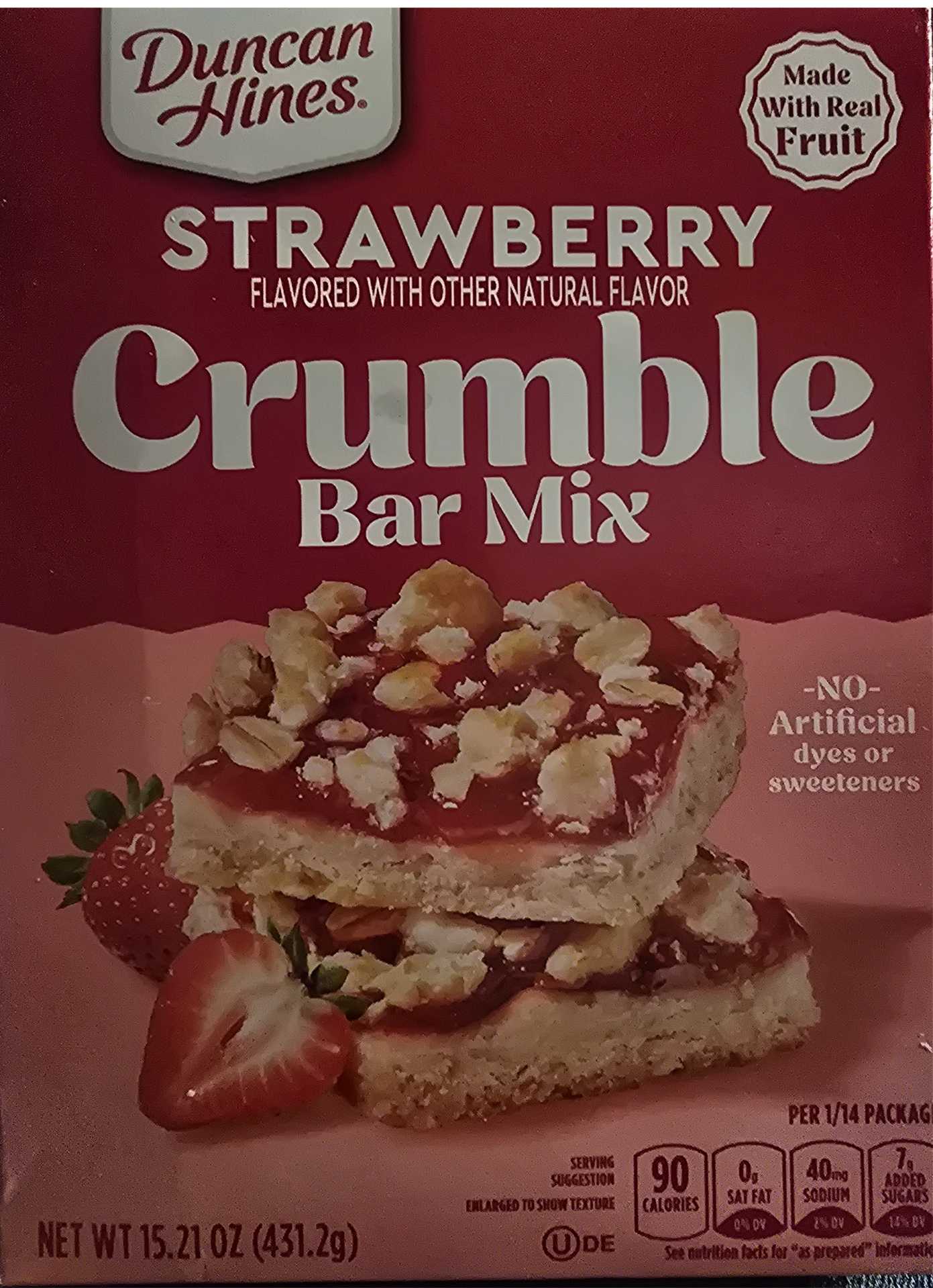 Strawberry Crumble Bar Mix