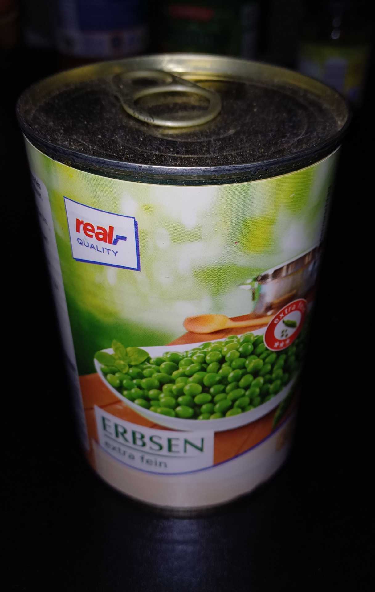 Erbsen extra fein
